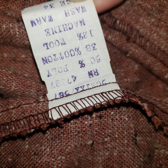 Deadstock vintage wool trousers 34 - Picture 3 of 5